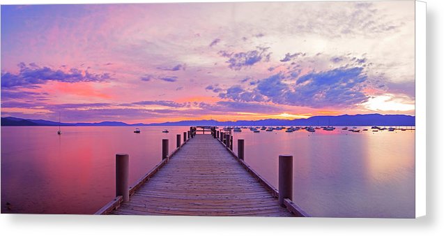 Valhalla Pier Sunrise By Brad Scott - Canvas Print