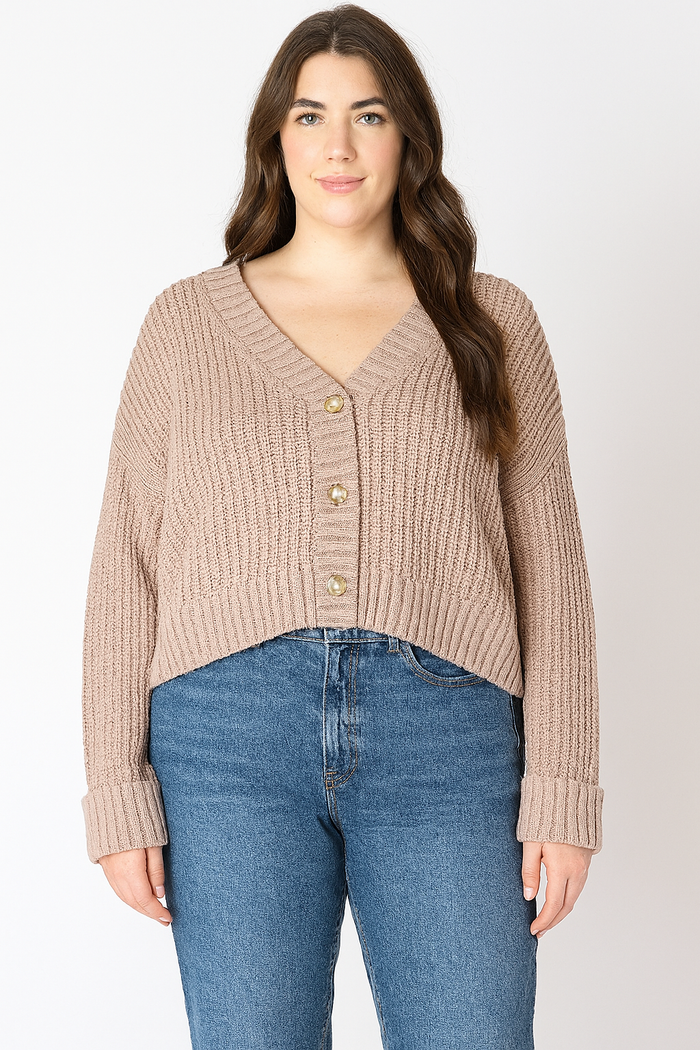 Warm Taupe Cardi