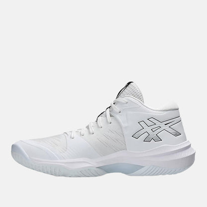 Side medial view of the Asics Women's Sky Elite FF MT 3 Volleyball Shoes.
