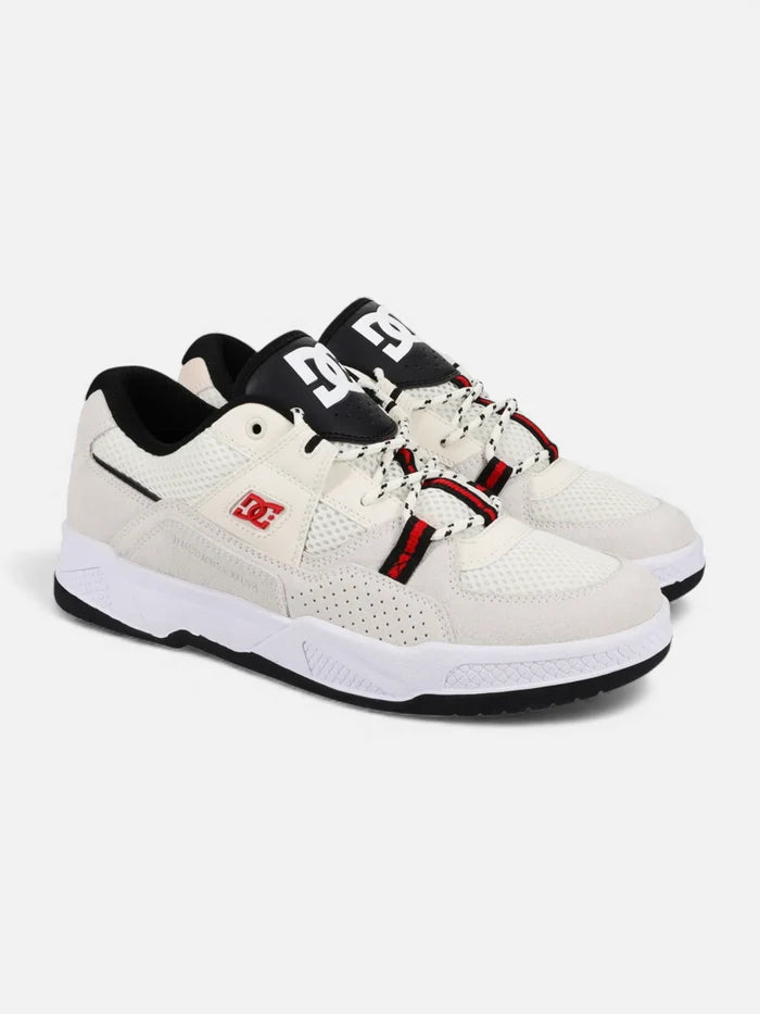 Zapatillas DC Construct Beige Rojo Blanco