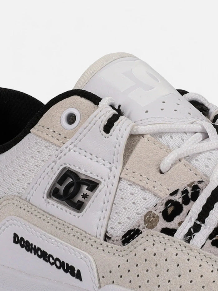 Zapatillas DC Mujer Construct Blanco Animal Print