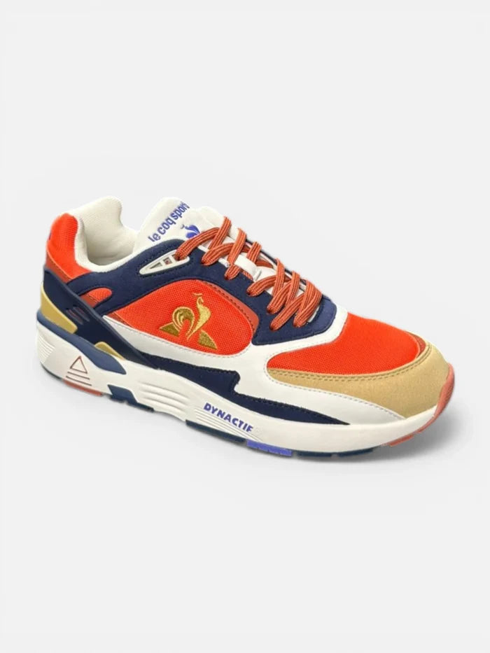 Zapatillas Le Coq Sportif R1100 Pop Rojo Dorado azul