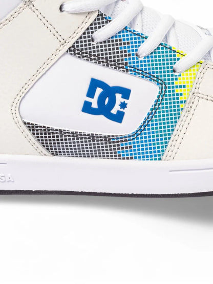 Zapatillas Niño Dc Manteca 4 Hi Blanco Azul Crema